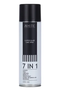 Средство White 7 in 1 Clipper Blade Care Spray для обслуж машинок для стрижки волос 650 мл