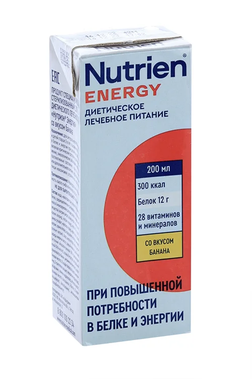 Смесь Нутриэн Энергия со вкусом банана, 200 мл, (тетрапак)