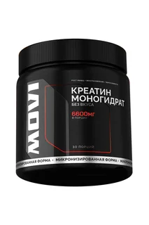 Креатин моногидрат Movi нейтральный 30 порций, 200 г, банка