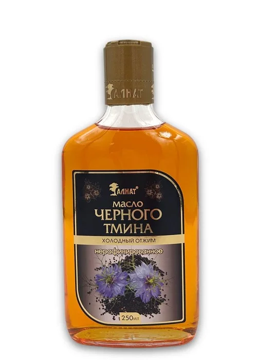 Масло черного тмина холодного отжима 250 мл Алнат