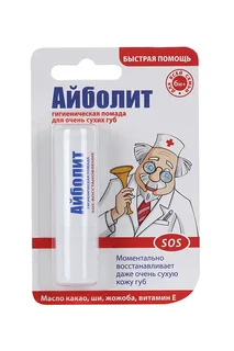 Помада Айболит SOS-восстановление губная 2,8 гр
