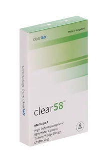 Линзы Clearlab Clear58 контактные R 8,3 (диоптрия -1,50) 6 шт