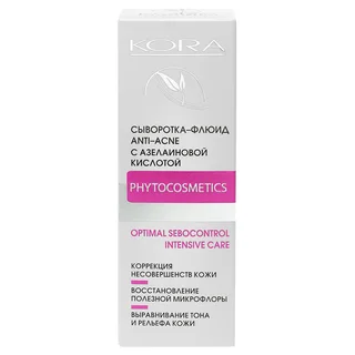 Сыворотка-флюид anti-acne с азелаиновой кислотой 30 мл Kora