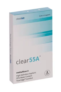 Линзы Clearlab Clear55 А контактные R 8,7 (диоптрия +1,75) 6 шт