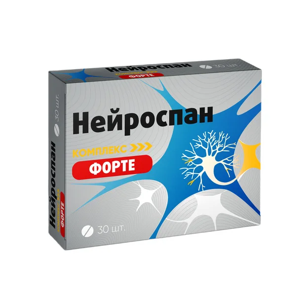 Нейроспан форте комплекс для нервных волокон капсулы 420 мг 30 шт