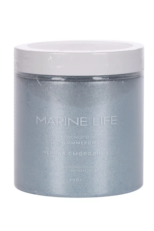 Соль для ванн Marine Life Красного моря с шиммером Черная смородина 300 гр