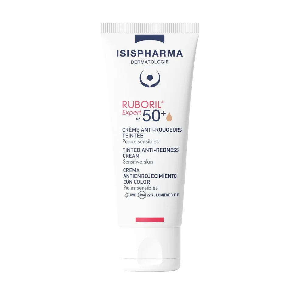 Крем тонирующий для кожи склонной к покраснениям Ruboril Expert SPF50+, Isispharma, 40 мл