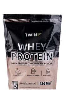 Протеин 1WIN Whey Protein белковый французская ваниль, 450 г