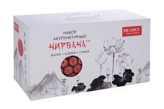 Набор акупунктурный Bradex Нирвана (валик коврик сумка) оранжевый