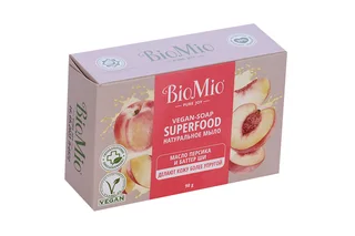 Мыло BioMio Bio-Soap Персик и Ши натуральное, 90 г