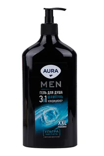 Гель для душа Aura Men 3в1 Ультра чистота 750 мл