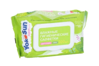 Салфетки ЙокоСан Эко влаж гигиен детск 100 шт