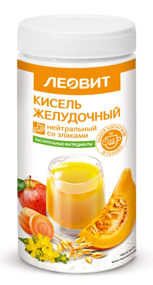 Леовит Кисель Желудочный Нейтральный банка 400 гр
