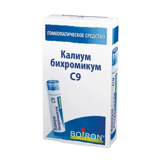 Калиум бихромикум C9 гранулы гомеопатические 4 гр