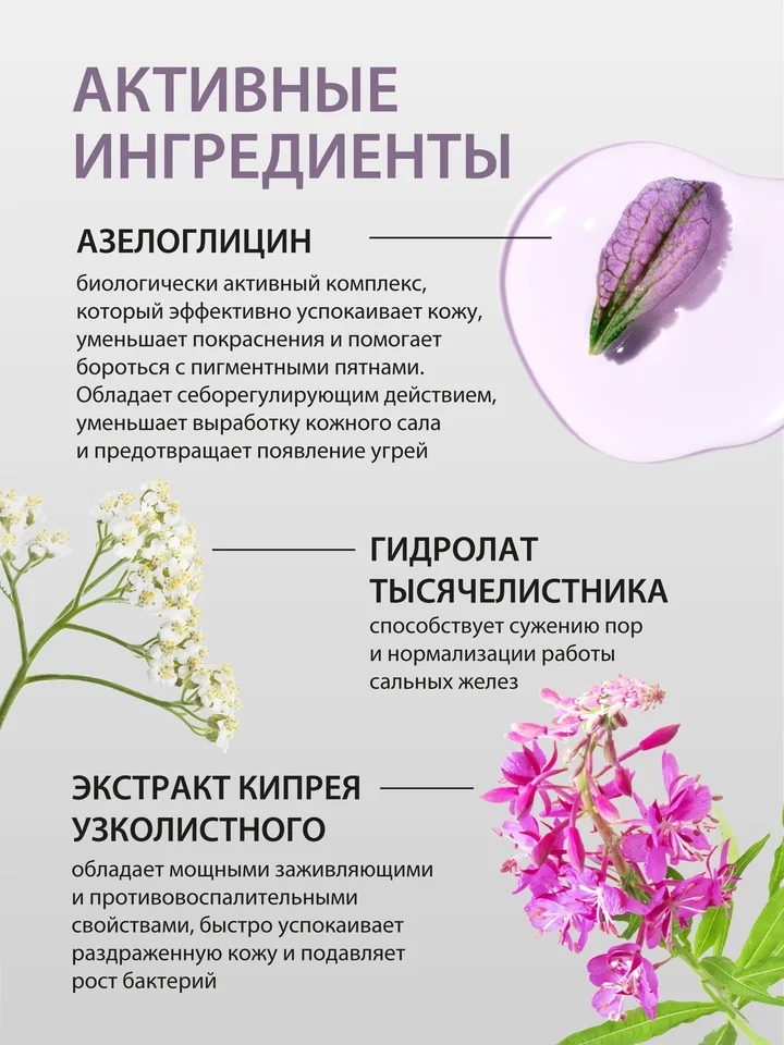 Тонер для лица Irvida для жирной и проблемной кожи, 200 мл