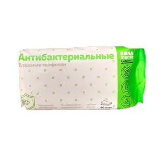 Бона Менте салфетки влажные детские 60 шт