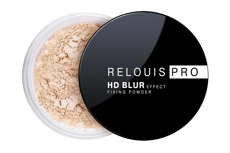 Пудра фиксирующая с эффектом блюра PRO HD blur effect fixing powder Relouis тон:01 10 гр