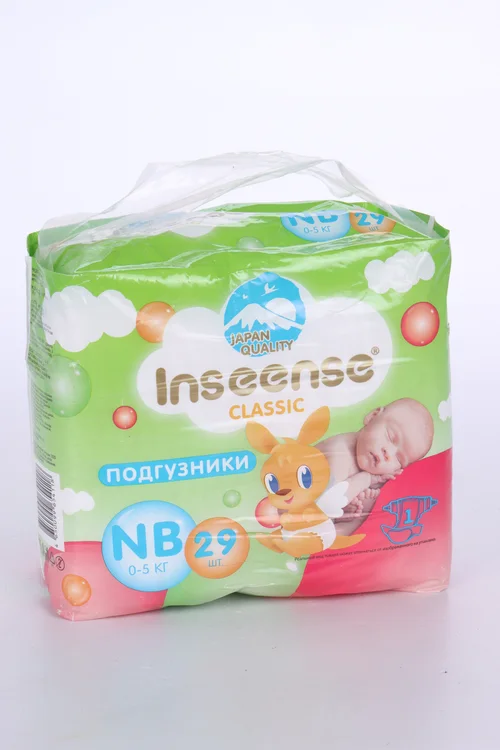 Подгузники Inseense Classic NB (0-5 кг) 29 шт
