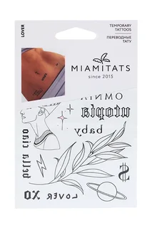 Тату переводные Miamitats Lover (mini) (6813)