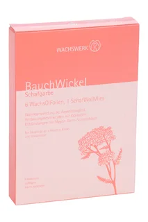 Пластырь Wachswerk с маслом Тысячелистника для аппликации из пчелиного воска / шерст на нетканой основе 6 шт