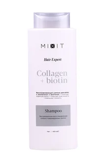Шампунь Mixit Hair Expert Восстанавливающий с коллаг / биотин для волос 400 мл