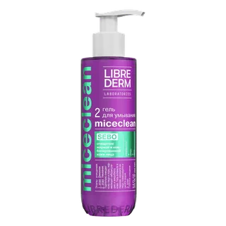 Гель для умывания Sebo для жирной и комбинированной кожи Miceclean 200 мл Librederm