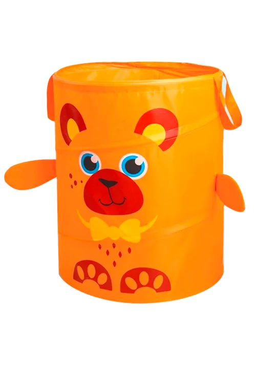 Корзина для игрушек Школа талантов Медвежонок с ручками 45×35×35 см