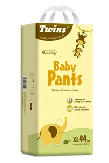 Подгузники-трусики детские Твинс XL (15-25 кг) 44 шт