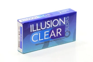 Линзы Illusion clear контактные прозрачные 3 месяца -0,75/8,6/2 шт