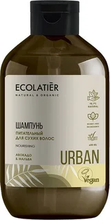Шампунь Питательный для сухих волос авокадо & мальва 600 мл Ecolatier