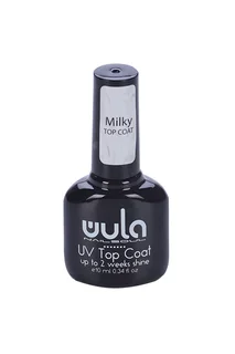 Покрытие верхнее для гель-лака Wula UV Молочное Milky top 10 мл