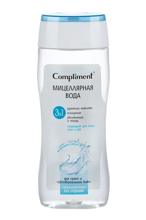 Мицеллярная вода Compliment 3в1 200 мл