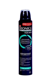 Антиперспирант Deonica for men Невидимый спрей 200 мл