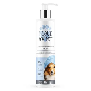 Кондиционер I Love MY PET для шерсти собак увлажняющий 250 гр