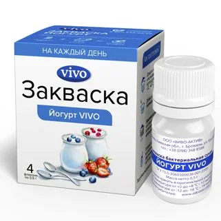 Виво Закваска Йогурт 0,5 гр 4 шт
