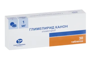 Глимепирид таб. 1 мг 30 шт