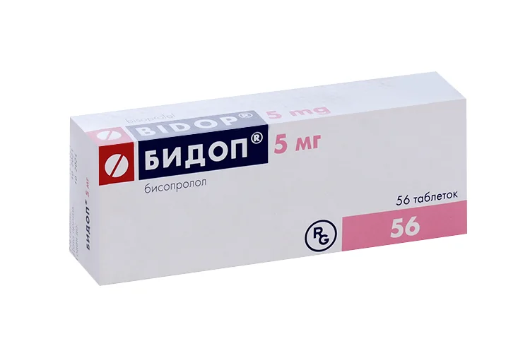 Бидоп таблетки 5 мг 56 шт