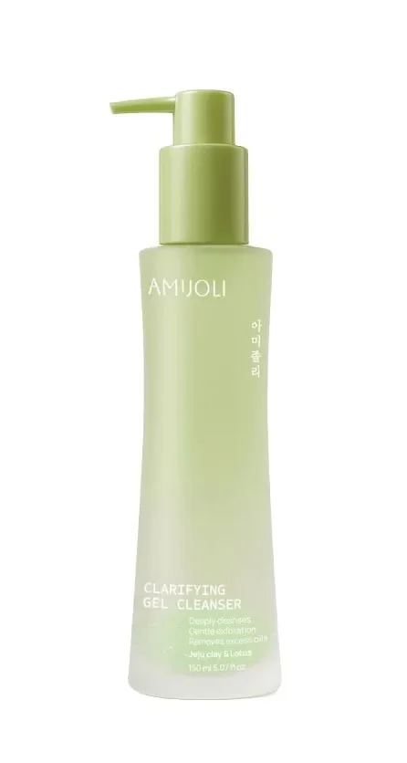 Гель Amijoli Clarifying Gel Cleanser JeJu Clay&Lotus очищающий для умывания 150 мл