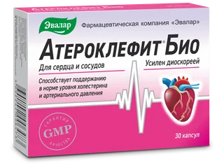 Атероклефит Био, 30 капсул, Эвалар