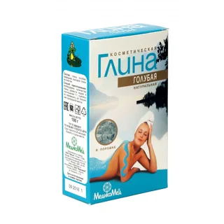 Глина косметическая голубая 100 гр