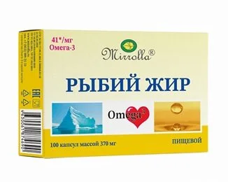 Рыбий жир Мирролла пищевой капс. 100 шт