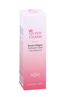 Тонер Queen Charm увлажняющий с коллагеном 10% для лица, 120 мл