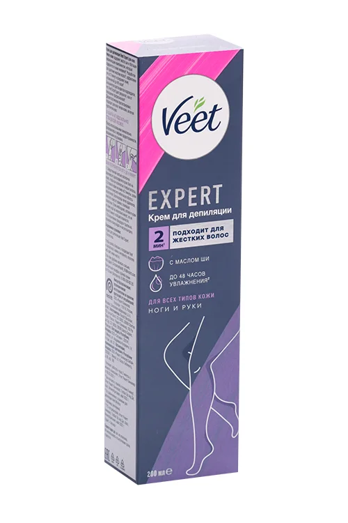 Крем Veet Expert для депиляции для всех типов кожи 200 мл