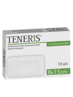 Тенерис T-Пор лейкопластырь фикс. н/ткан 8×15 см 10 шт