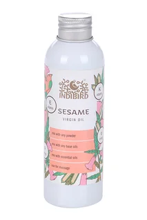 Масло Indibird Кунжут холод отжим (Sesame Oil Virgin) для массажа / ухода за кожей 150 мл
