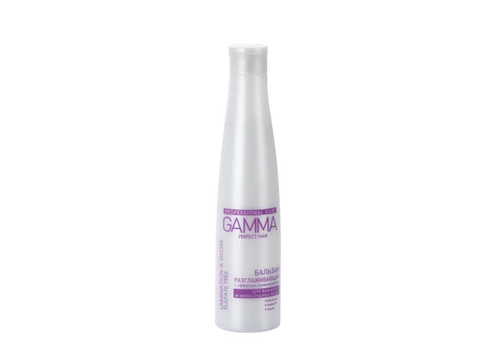 Бальзам Gamma Perfect Hair Разглаживающий с эффектом ламинирования для вьющихся волос 350 мл