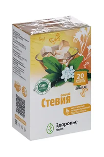 Чайный напиток Дары природы Стевия 1 гр 20 шт фильтр-пакет