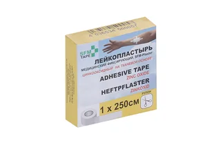 Лейкопластырь SFM-Plaster ме для фиксирующий ткан основа 1×250 см
