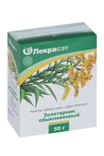 Напитки чайные серии Дары природы Золотарник обыкновенный 50 гр