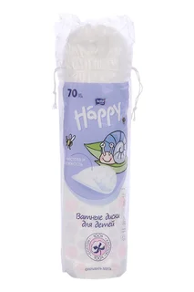 Ватные диски Bella baby Happy для дет 70 шт